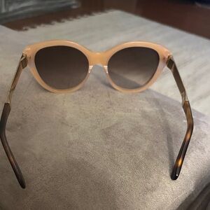 Louis Vuitton Cream and Brown Cat-Eye Sunglasses